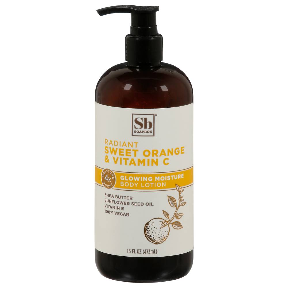 Soapbox Radiant Sweet Orange & Vitamin C Glowing Moisture Body Lotion