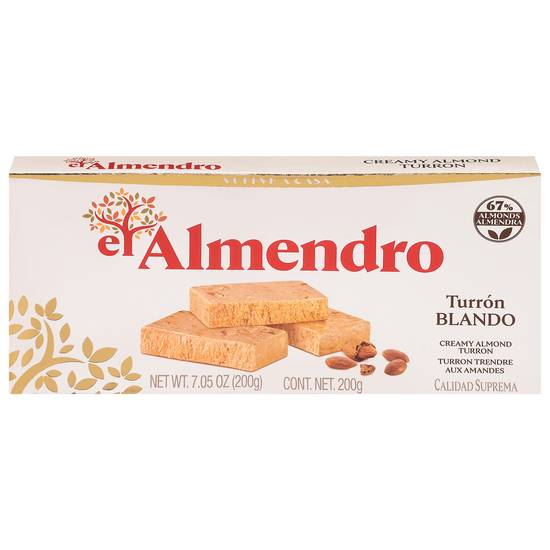 El Almendro Creamy Almond Turron (toasted)