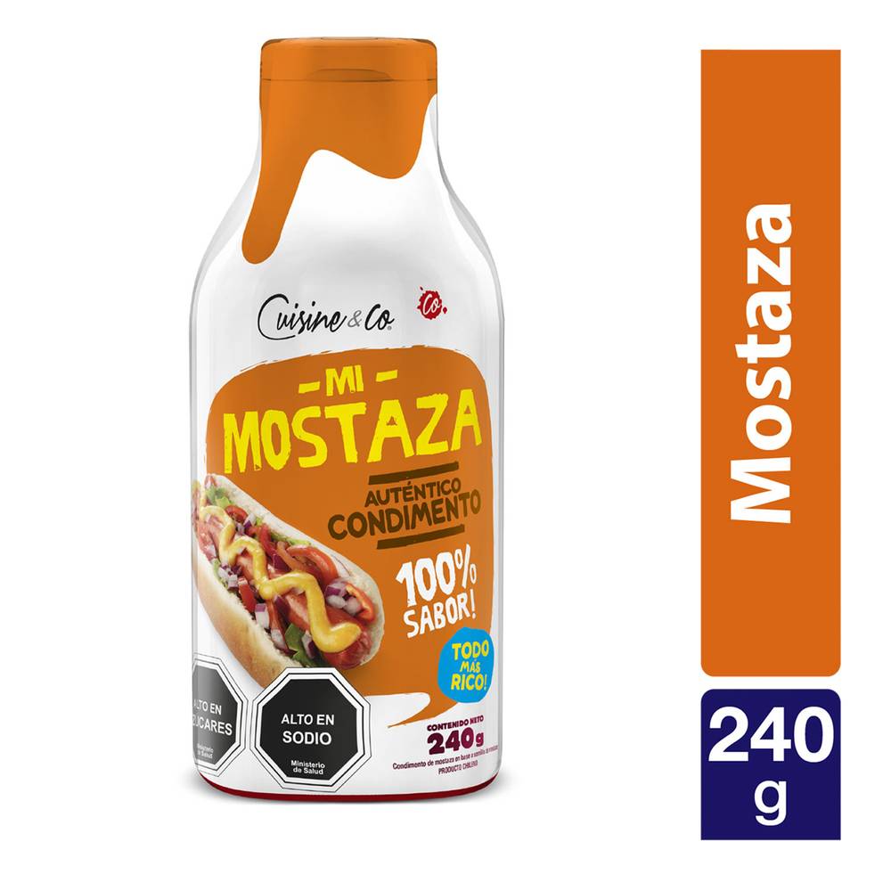 Cuisine & co mostaza (botella 240 g)