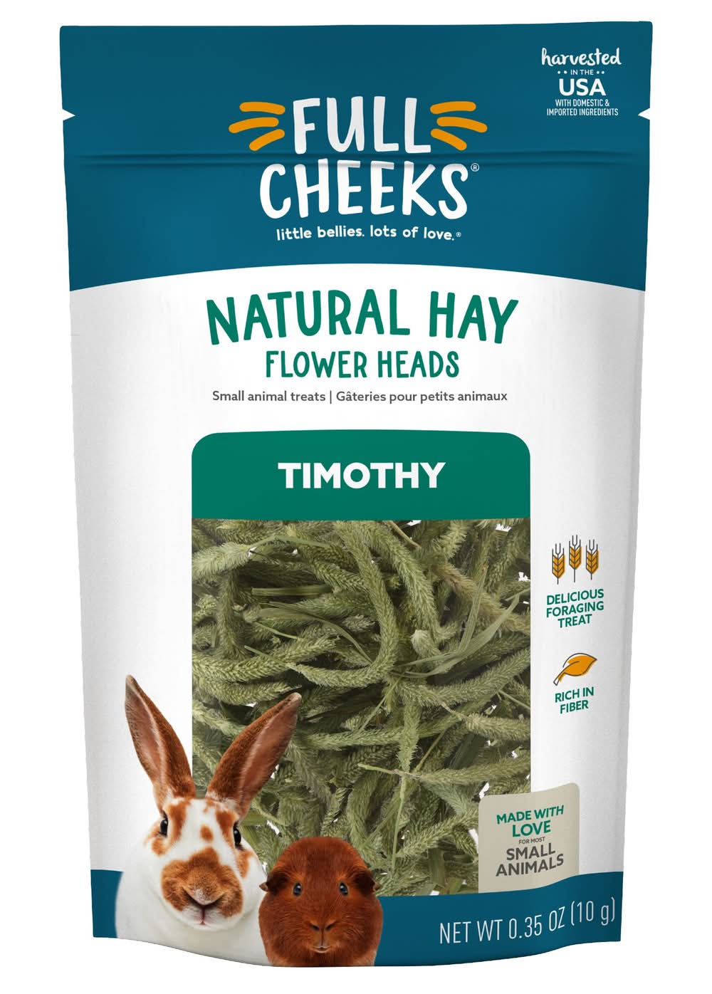 Full Cheeks™ Timothy Hay Flower Heads (Size: 0.35 Oz)