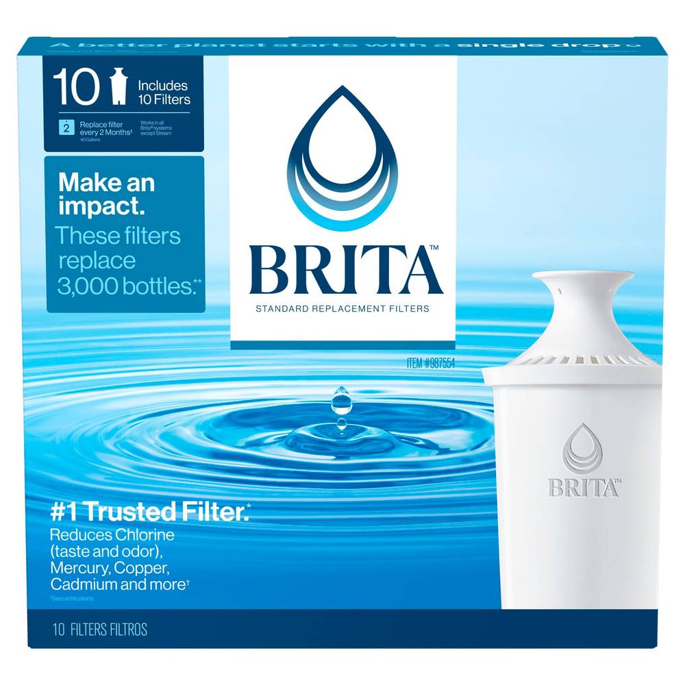 Brita Advanced Pitcher Filters ( 10 ct)