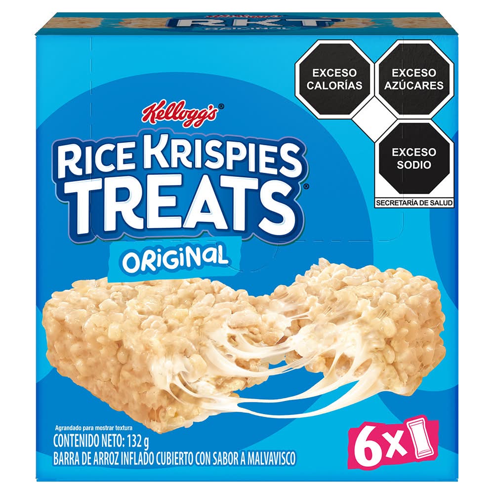 Rice Krispies Treats · Barras de arroz inflado cubiertas, malvavisco (6 un)
