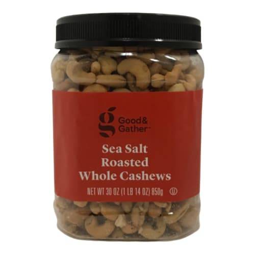 Good & Gather Roasted Whole Cashews, Sea Salt (30 oz)