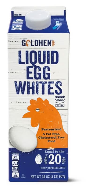 Goldhen Cage Free Liquid Egg Whites (32 oz, 20 ct)