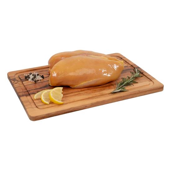 Pechuga de pollo con hueso fresca sin piel