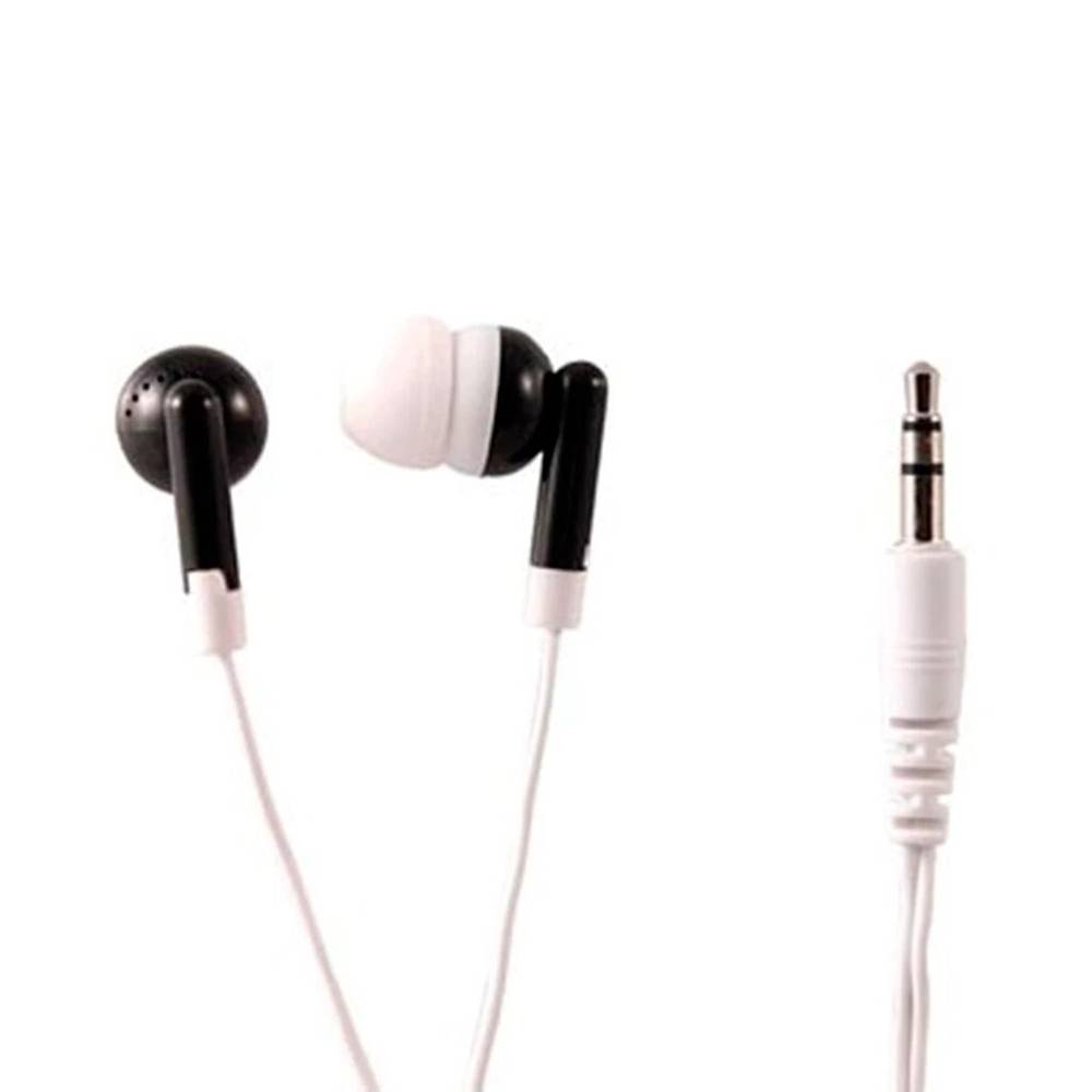 Icon audífonos alámbricos blanco/negro (1 pieza)