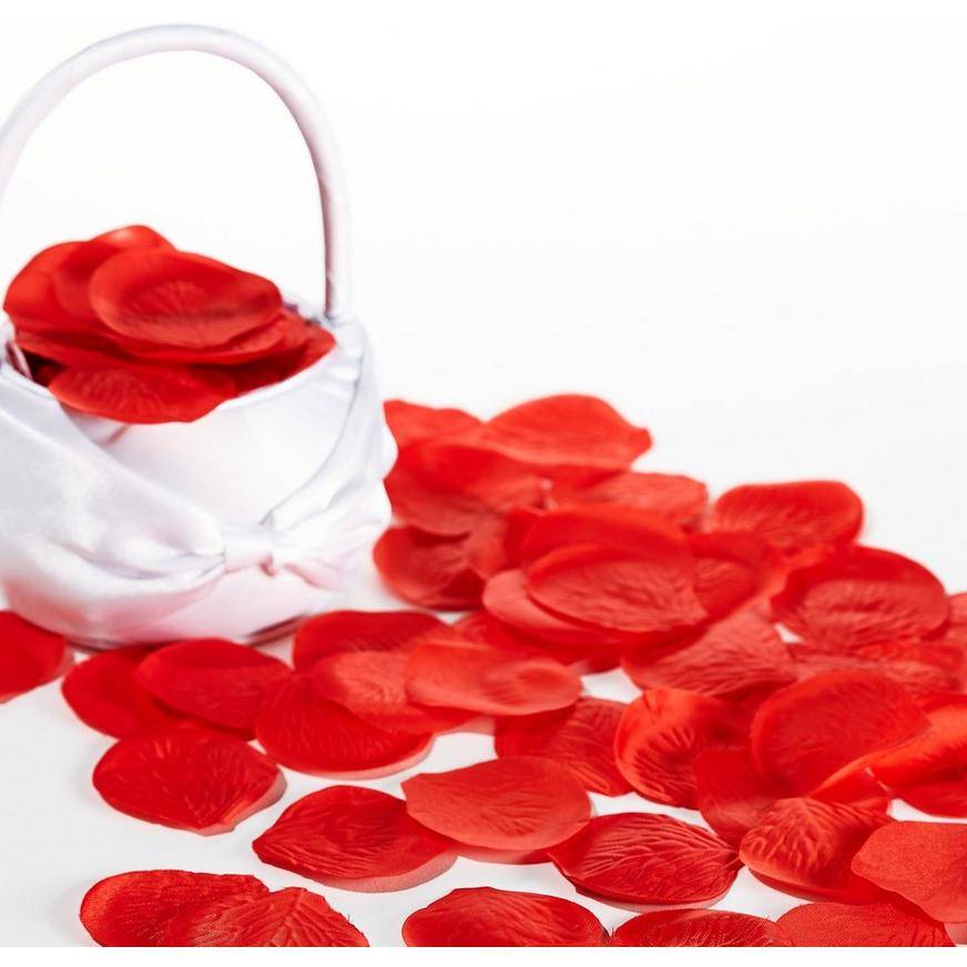 Party City Fabric Rose Petals (red)