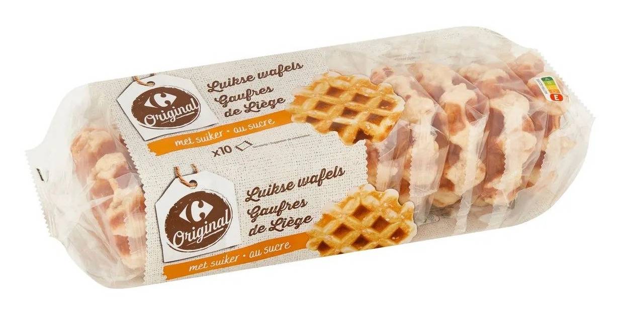 Carrefour Original - Gaufres de liège au sucre (10)