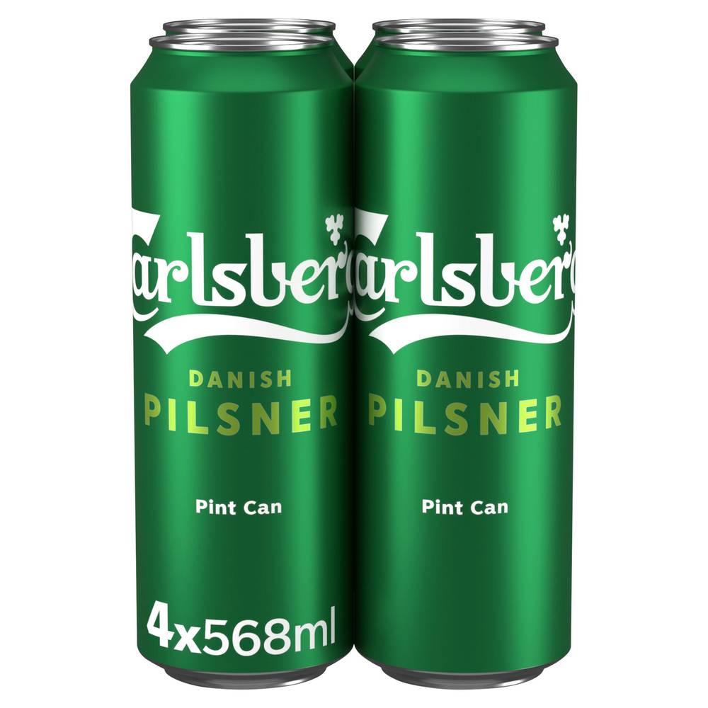 Carlsberg Lager Beer 4x568ml