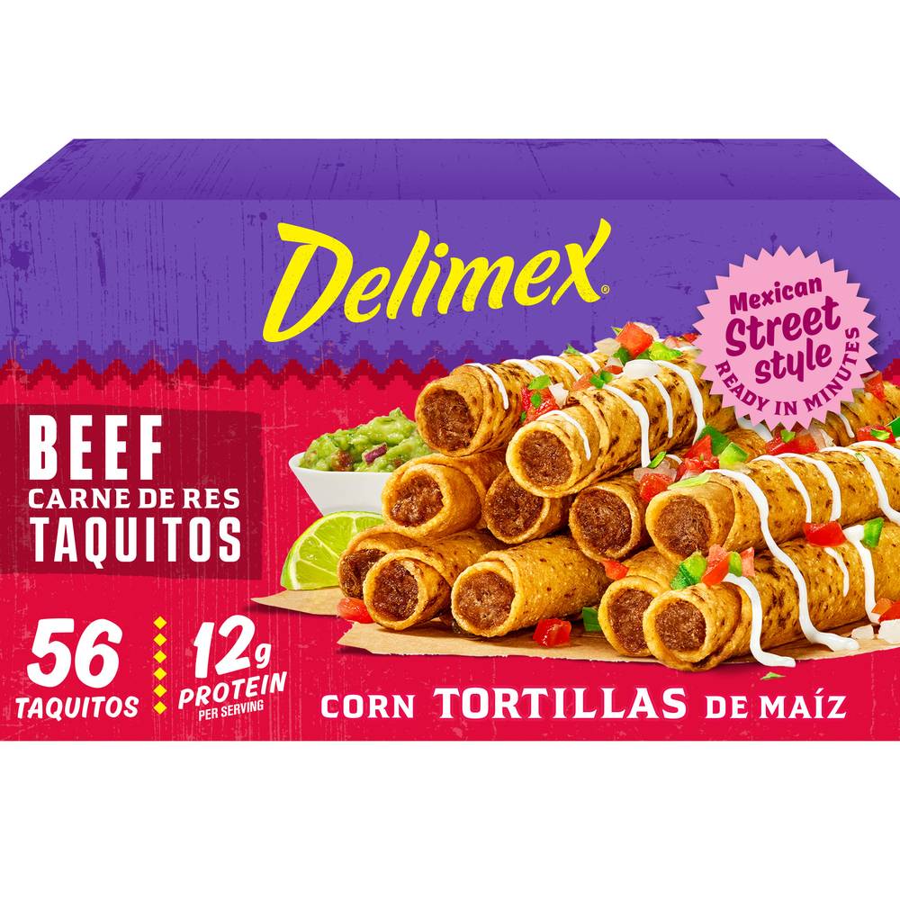 Delimex Beef Taquitos (3.5 lbs, 56 ct)