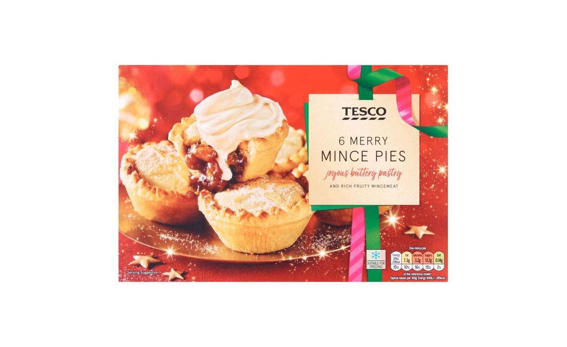 Tesco Traditional Mince Pies Christmas 6 pack (404023)