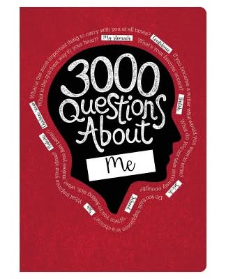 Piccadilly 3000 Questions About Me Activity Journal