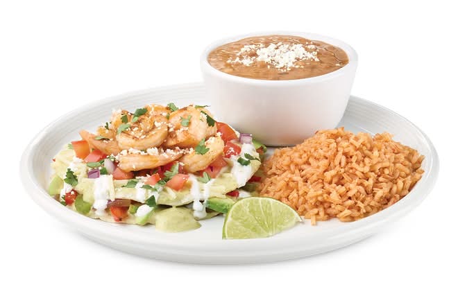 Shrimp Stacked Enchilada