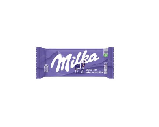 Milka chocolate con leche (100 g)