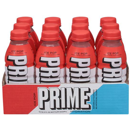 Prime Hydration Ice Pop Drink (12 ct, 16.9 fl oz)