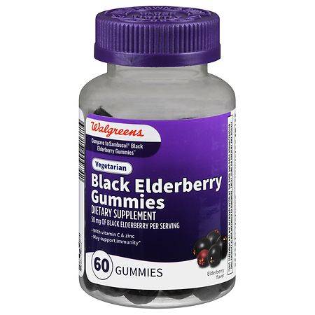 Walgreens Black Elderberry Gummies
