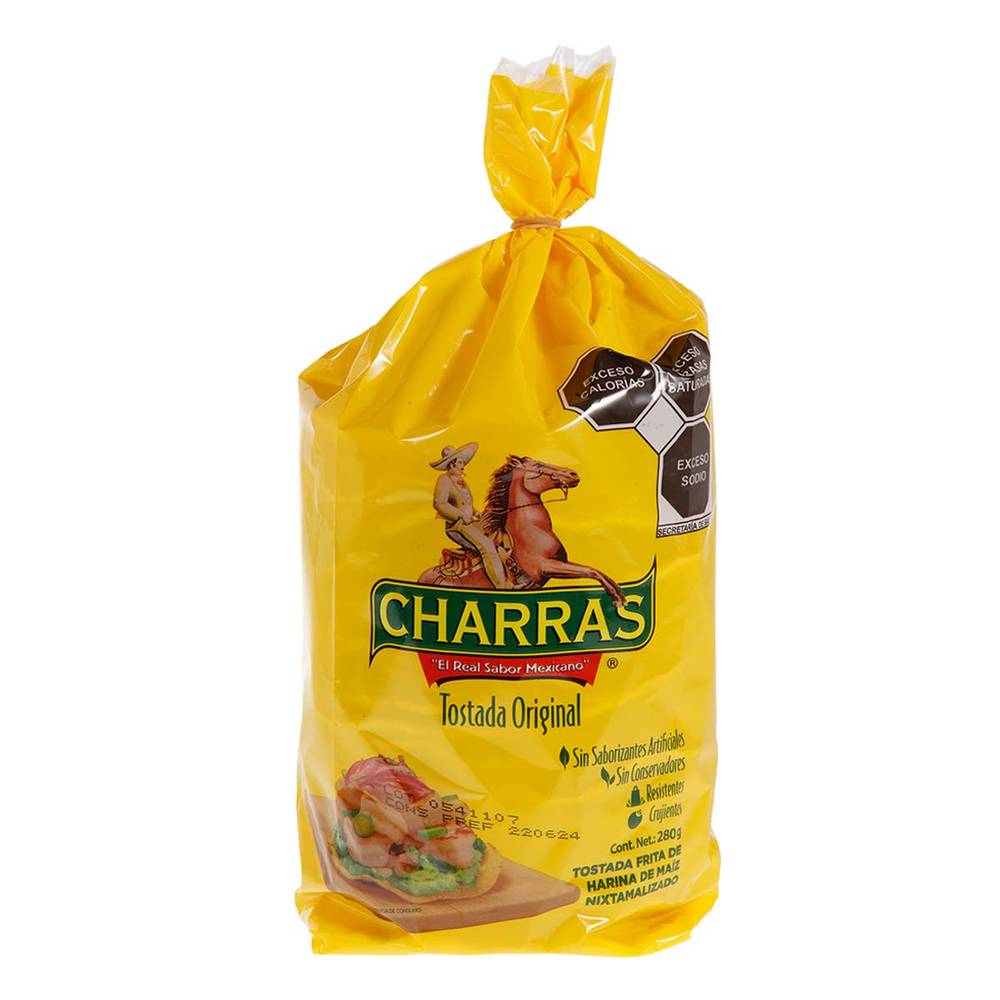 Charras · Tostada de maíz (300 g)