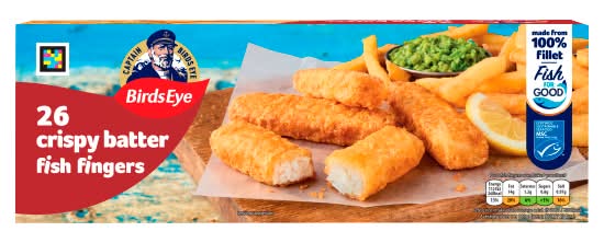 Birds Eye Crispy Batter Fish Fingers (26 pack)