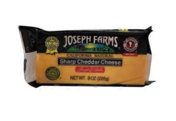 Joseph Farms - Sharp Cheddar Cheese, 8 oz