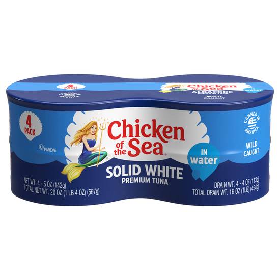 Chicken Of the Sea Solid White Albacore Tuna in Water (4 ct)