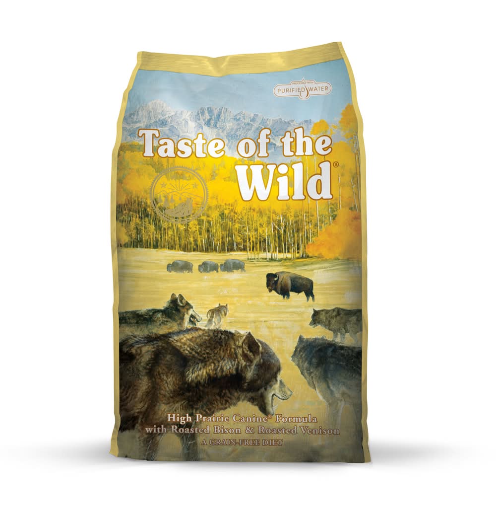 Taste Of The Wild High Prairie Adult Bison And Venison Dry Dog Food Grain Free 5 Lb
