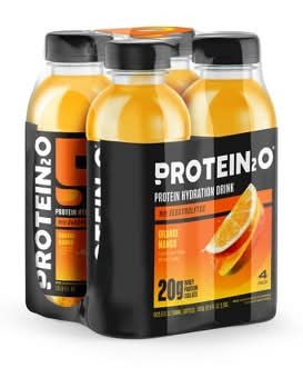 Protein2o Whey Protein Isolate Hydration With Electrolytes Drink, Orange-Mango (4 x 16.9 fl oz)