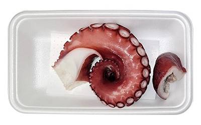 湯たこ(生食用)　１パック(70ｇ～130ｇの間でお届け)