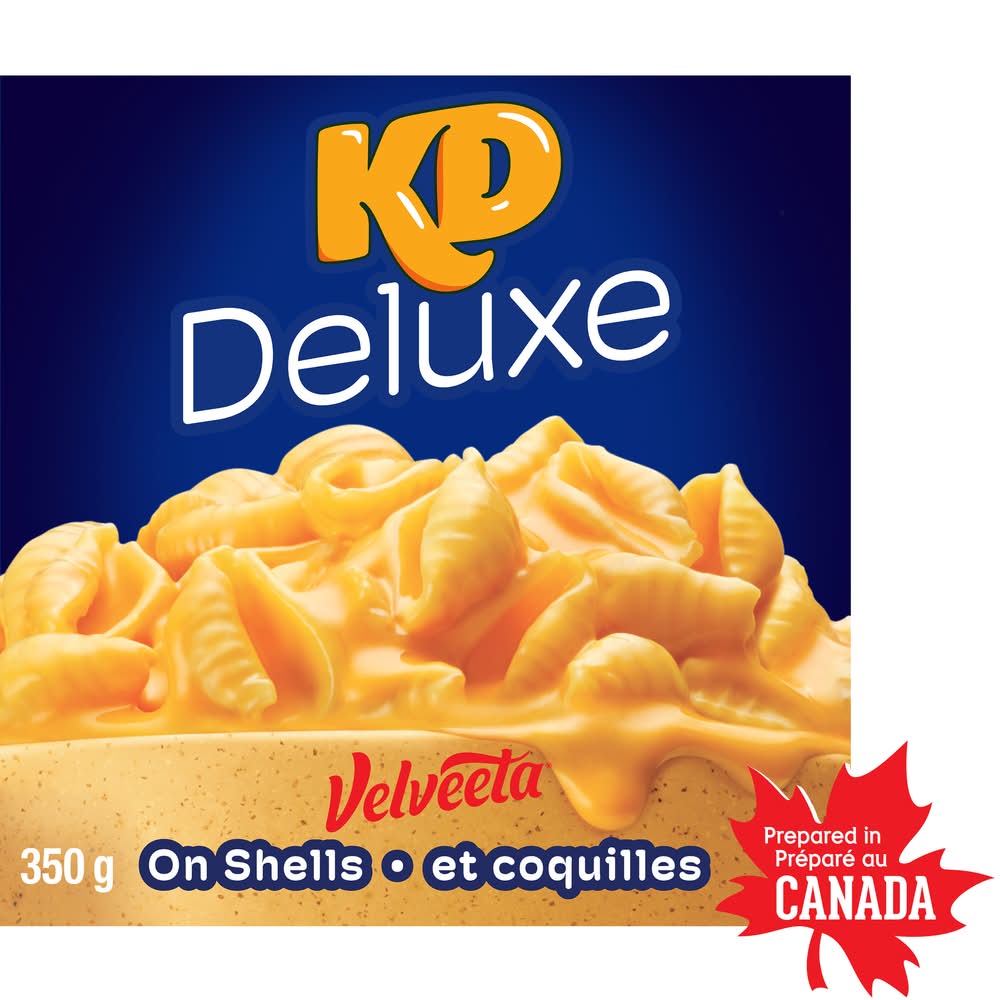 Kraft dîner de coquilles et sauce velveeta (350 g) - velveeta cheese & shells (350 g)