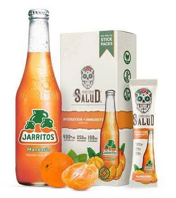 Salud Hydration + Immunity Electrolyte Drink Mix Sticks, Jarritos Mandarin Orange (6 x 0.21 oz)