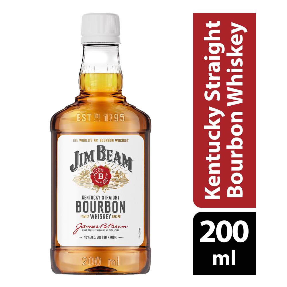 Jim Beam Kentucky Straight Bourbon Whiskey (200 ml)