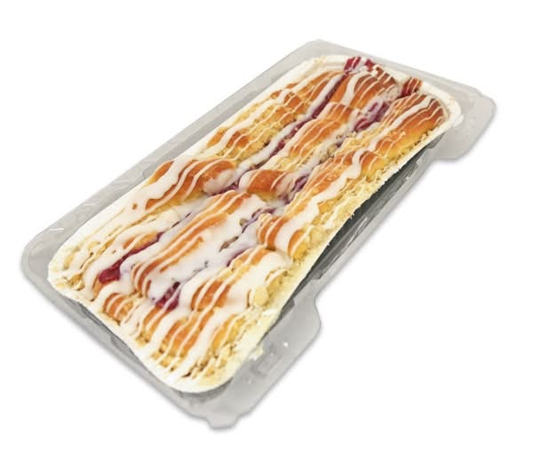 Raspberry Danish Strip