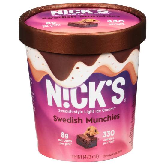 Nick's Swedish Munchies Ice Cream (1 pint)