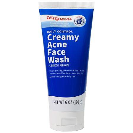 Walgreens Daily Creamy Benzoyl Peroxide Acne Face Wash