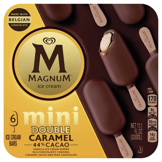Magnum Double Caramel Mini Ice Cream Bars (6 ct)
