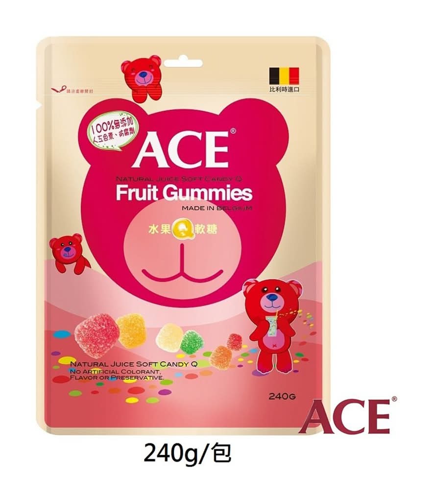 ACE 水果Q軟糖量販包 (240 g)