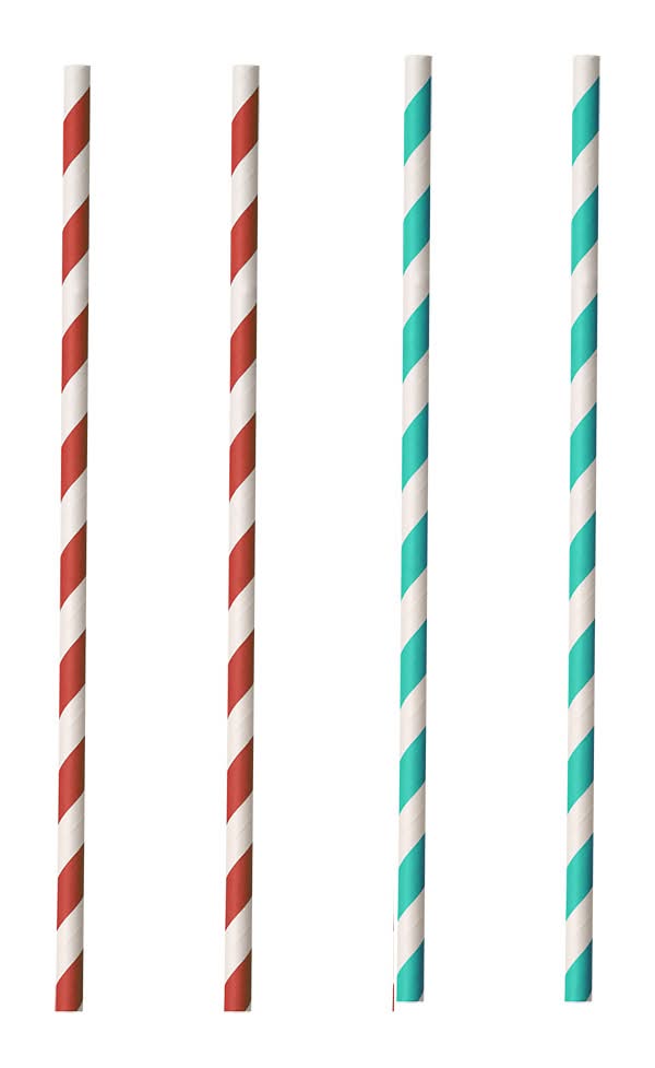 Metaltex - Pailles papier droites 20cm (27g)