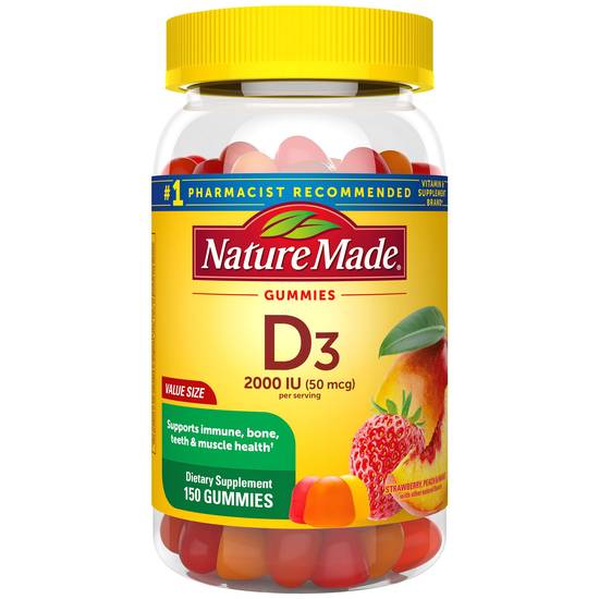 Nature Made Vitamin D3 Adult Gummies Value Size