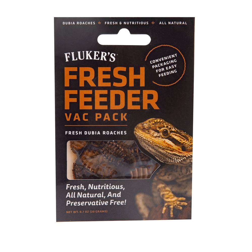 Fluker's® Fresh Feeder Vac Pack Dubia Roaches (Size: 0.7 Oz)