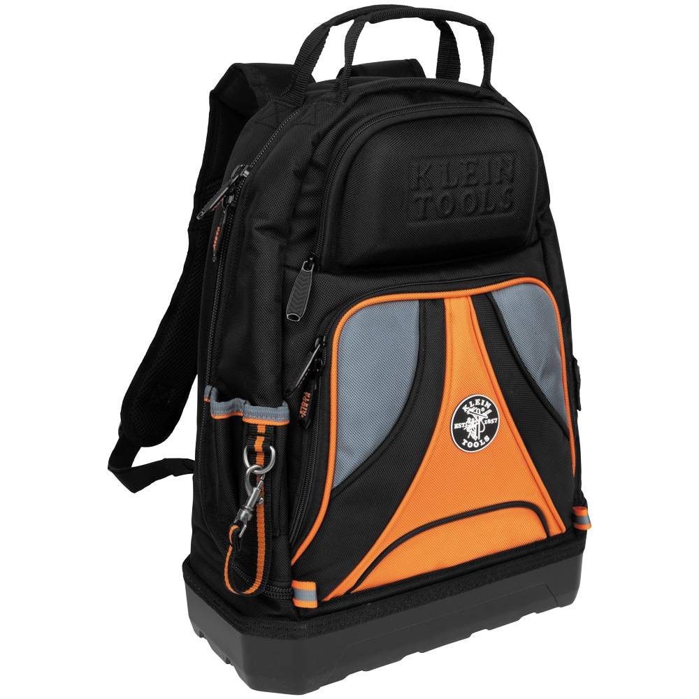 Klein Tools 20 x 14.5 x 7.25 Black with Orange/Gray Backpack | 55421BP14