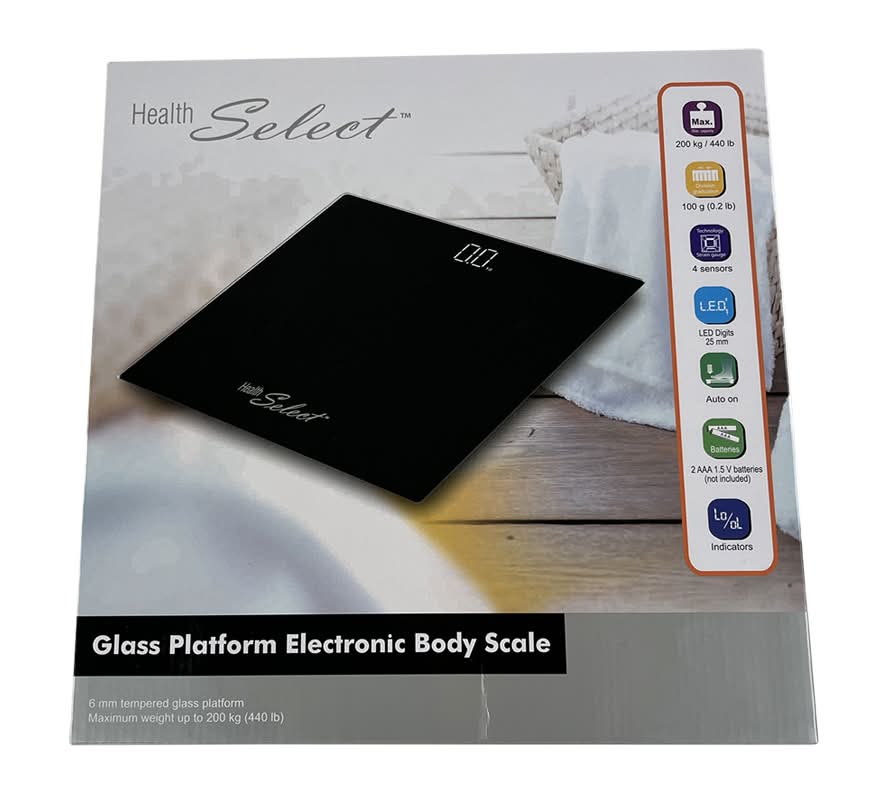 Health S.Pese-Personne Noir - Health S.Personal Scale Black