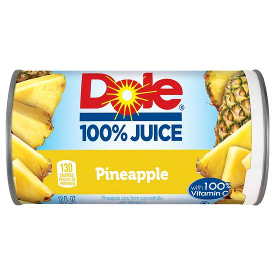 Dole Pineapple 100% Juice(12 fl Oz)
