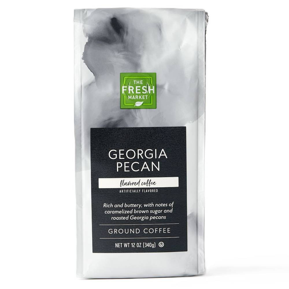 The Fresh Market Georgia Pecan Flavoured Ground Coffee (12 oz)