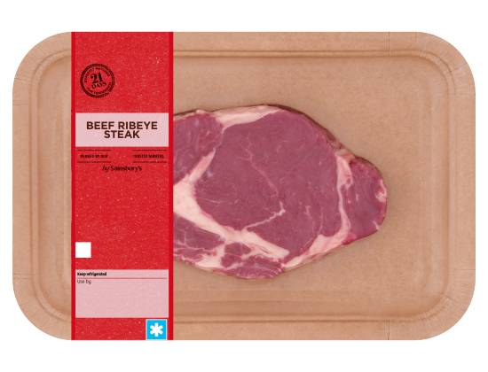 Sainsbury's Beef Ribeye Steak (225g)