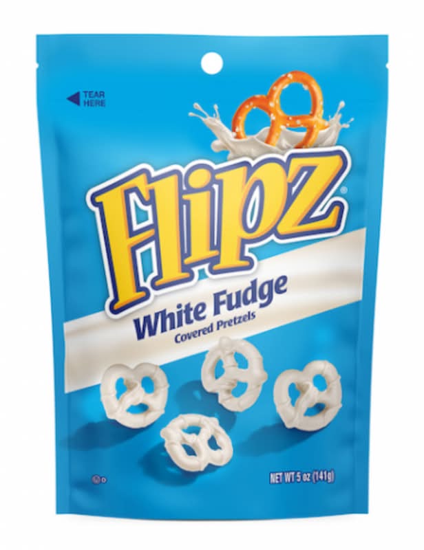 Flipz White Fudge Covered Pretzels 5oz