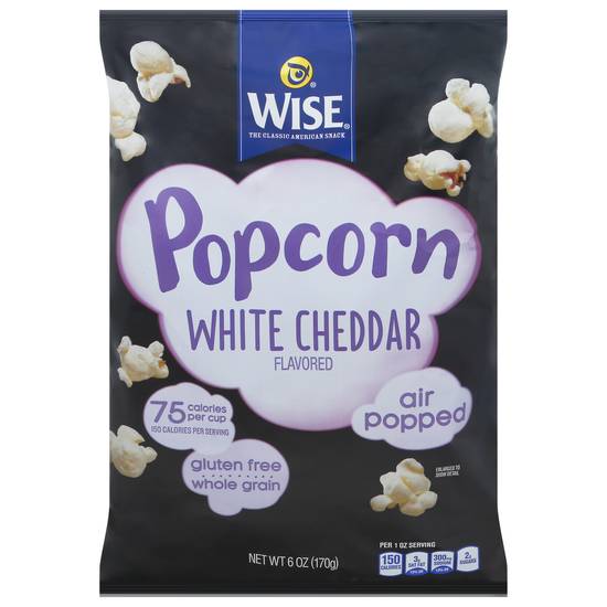 Wise Air Popped White Cheddar Flavored Popcorn