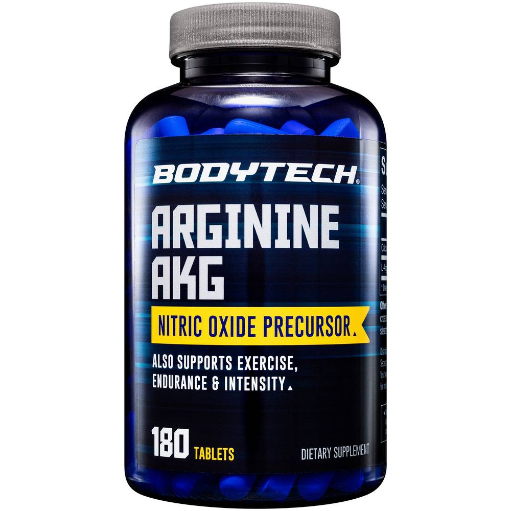 Bodytech Arginine Akg Nitric Oxide Precursor Supports Exercise Endurance & Intensity