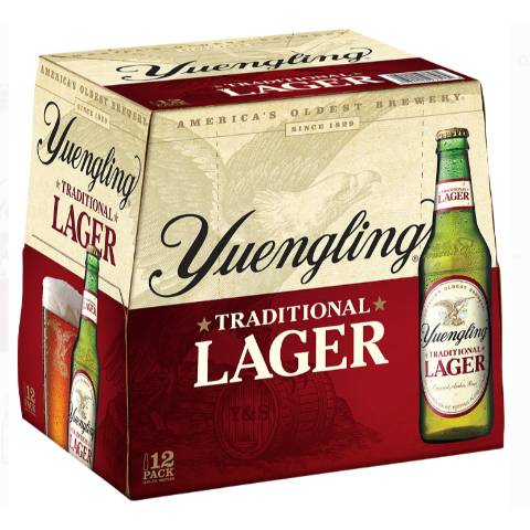 Yuengling Lager 12 Pack 12oz Bottle