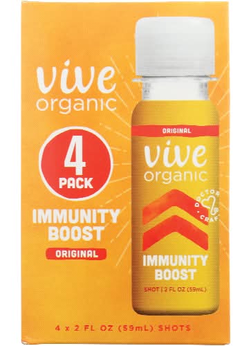 Vive Organic Original Immunity Boost Wellness Shot 4 Pack