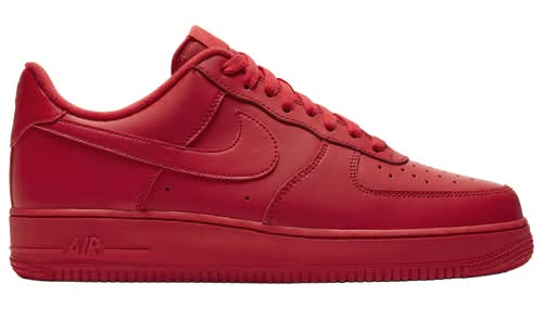 Nike Mens Air Force 1 LV8 - Shoes University Red/University Red Size 10.5