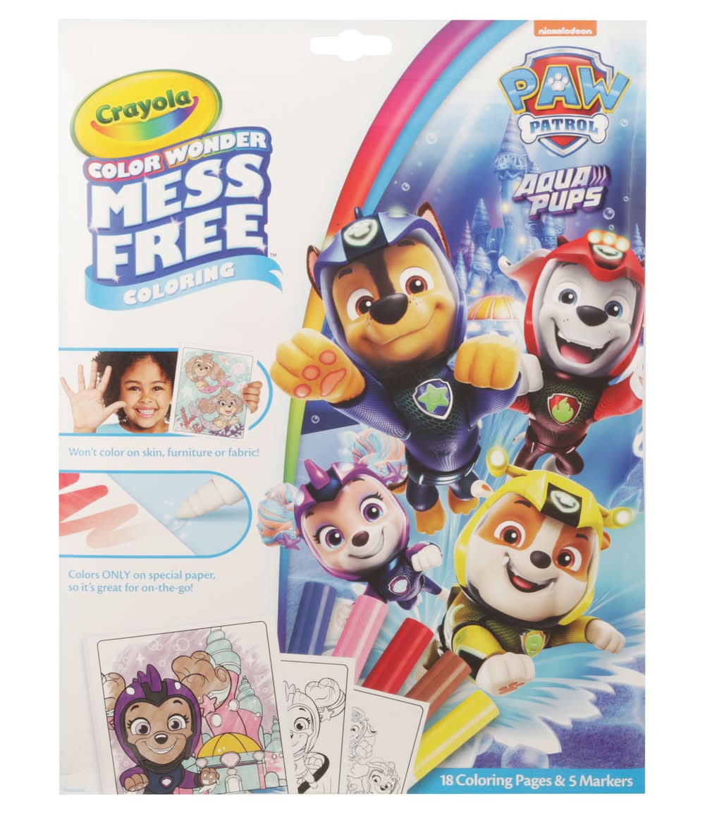 Crayola Paw Patrol Color Wonder Mess Free Coloring (7.1 oz)
